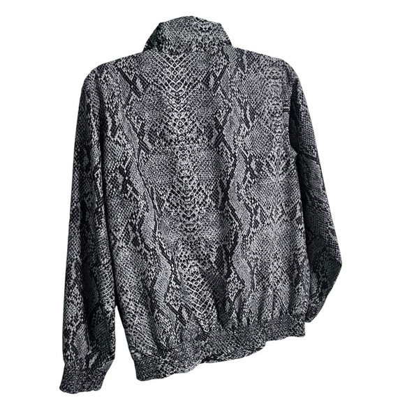 Sunderland Women’s Leopard Long Sleeve High Neck Cinched Bottom WindBreaker sz S - Picture 10 of 10